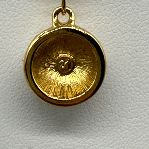 Elegant Gold and Clear Crystals Y Necklace and Earrings By Swarovski and S.A.L. - Picture 8 of 9